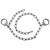 CTS Thompson Model 7008 Hardened Waist Chain w/1008 Tri-Max Handcuffs