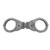 Kel-Met KM-2500 Stainless Steel Hinged Handcuffs