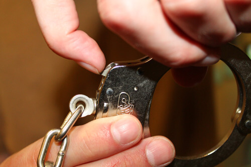 Finger activated lever lock