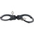 Peerless Hinged Black Handcuffs