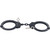 Peerless Oversized Black Finish Handcuffs