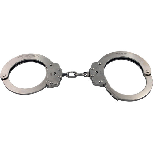 Peerless Model 702C Oversized Nickel Finish Handcuffs